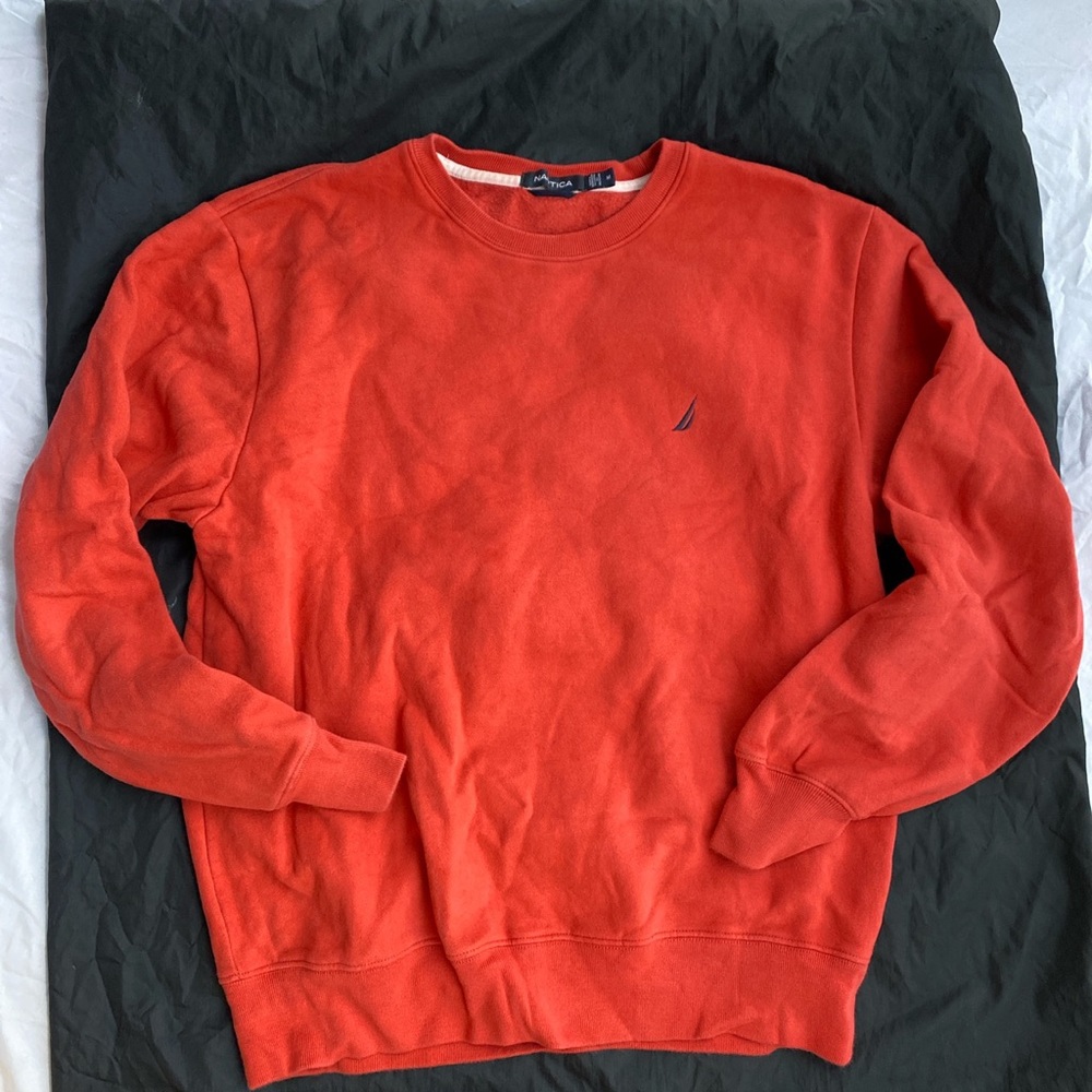#Nautica #Pink #Salmon #Crewneck #Sweater